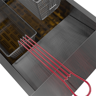 FRITADEIRA ELÉTRICA ÁGUA E ÓLEO, 25L 220V TRIFÁSICA 15000W FE25 SKYMSEN - Foto 10