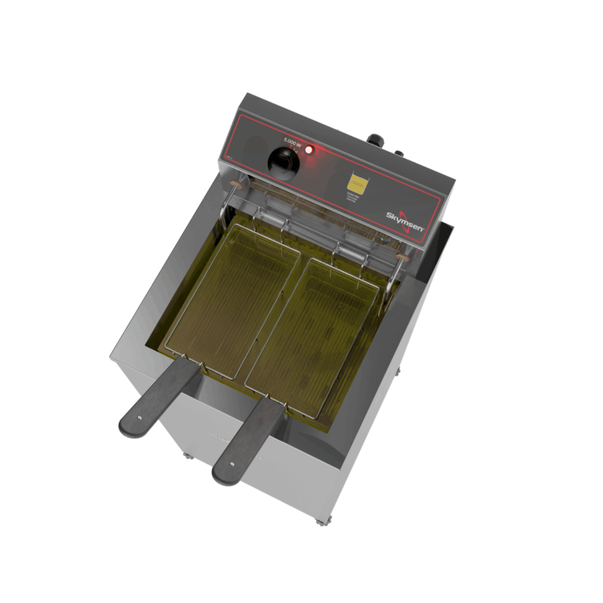 FRITADEIRA ELÉTRICA ZONA FRIA 15L DE PISO 5000W 220V FZP SKYMSEN - Foto 2