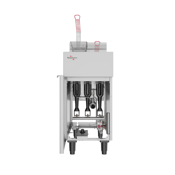 Fritadeira a Gás Zona Fria, 20L Inox Controlador Digital GLP/GN FG20 CD 110/220V - Foto 6