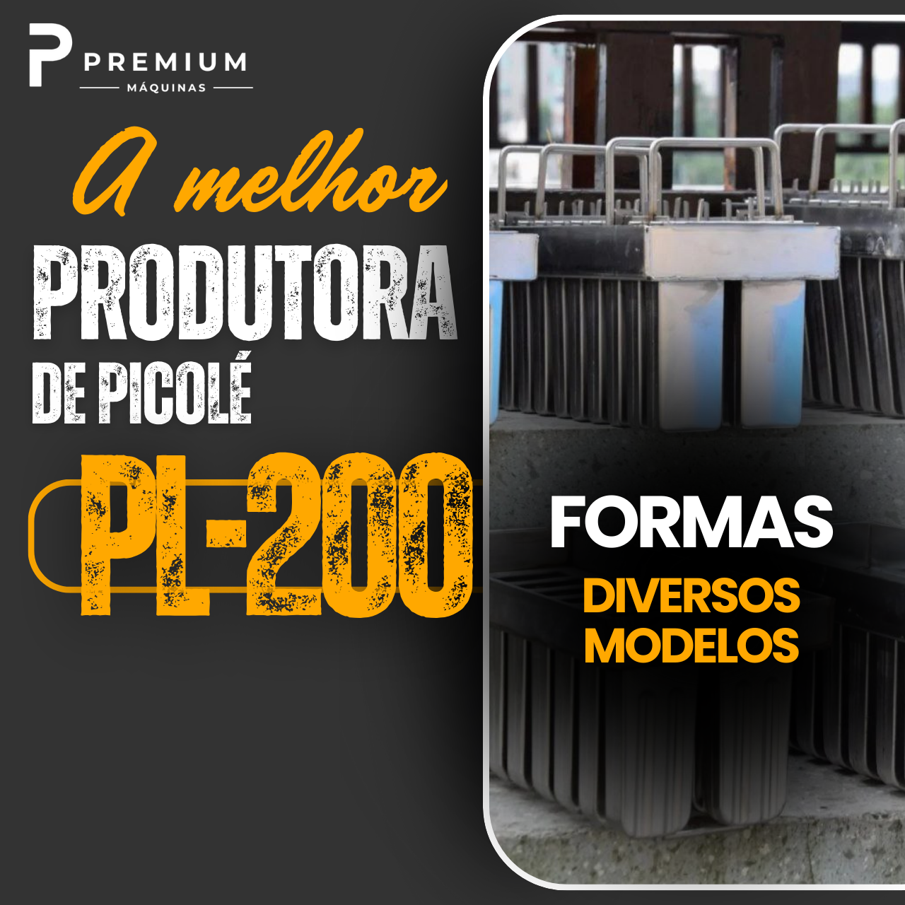 PRODUTORA DE PICOLÉ E GELO SABORIZADO PL-200 - PREMIUM MÁQUINAS - Foto 2