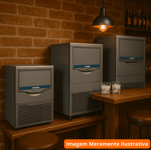 MÁQUINA DE GELO EM CUBOS 41KG/DIA SRM-45A - 220V MACOM - Foto 9