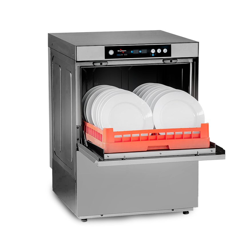 LAVADORA DE LOUÇAS DE ABERTURA FRONTAL PARA RACKS DE 50 CM PROLAV505 380V TRIFÁSICA SKYMSEN