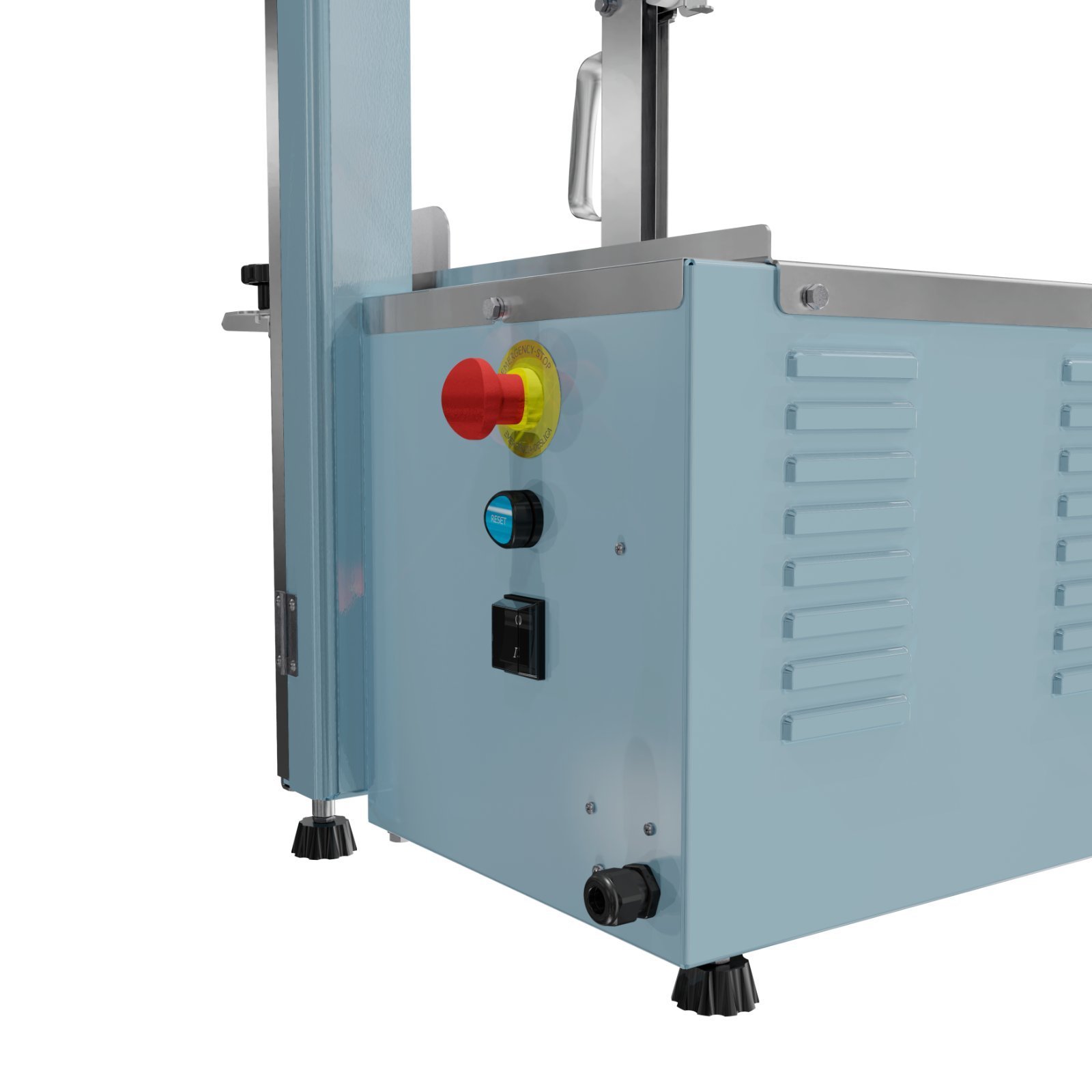 SERRA FITA DE BANCADA PARA CARNE COM REGULADOR DE CORTE LÂMINA 1.740 mm SB 127V SKYMSEN - Foto 4