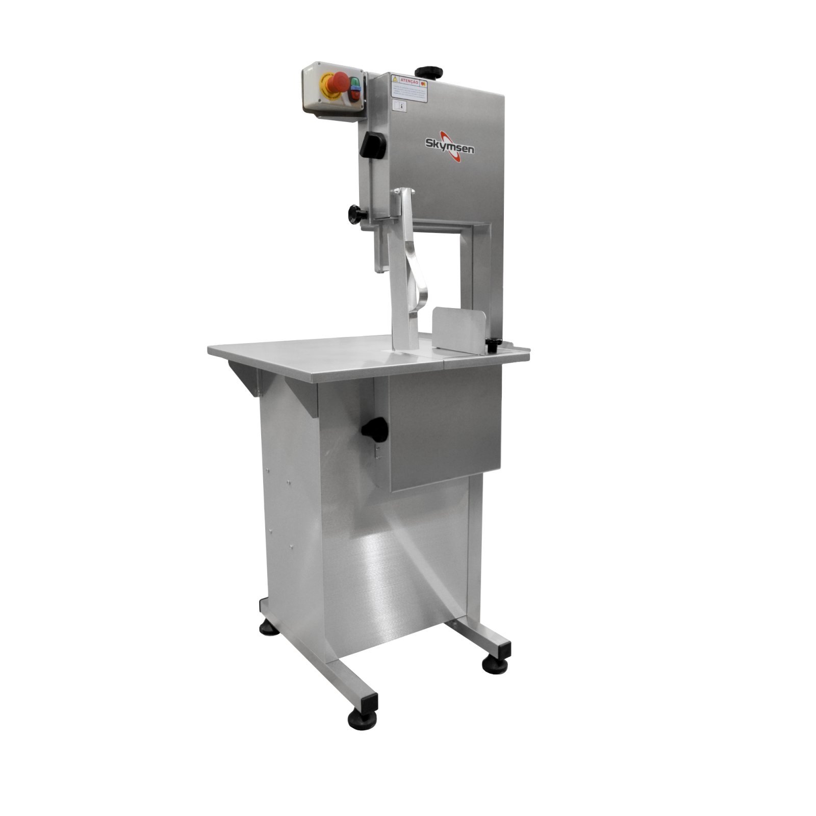SERRA FITA PARA CARNE INOX, COM EMPURRADOR REGULADOR DE CORTE LÂMINA 2.180 mm SL218 127V SKYMSEN