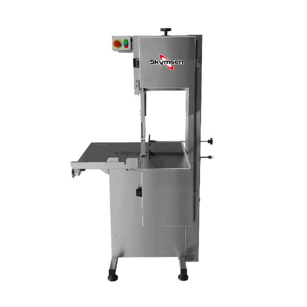 SERRA FITA PARA CARNE INOX COM EMPURRADOR MESA MÓVEL REGULADOR DE CORTE LÂMINA DE 2.820mm SL282 220V SKYMSEN - Foto 9