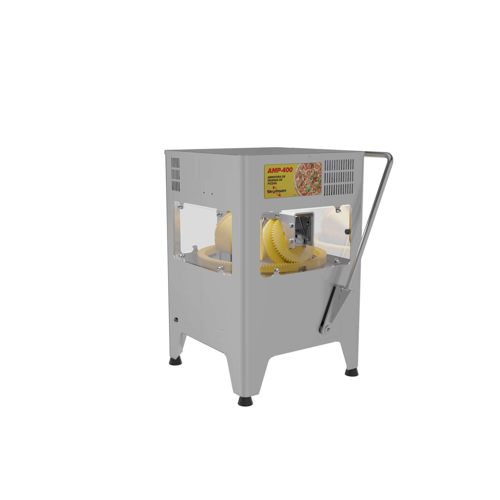 ABRIDORA DE MASSAS DE PIZZAS C/ 3 BANDEJAS AMP 400 220V SKYMSEN - Foto 4