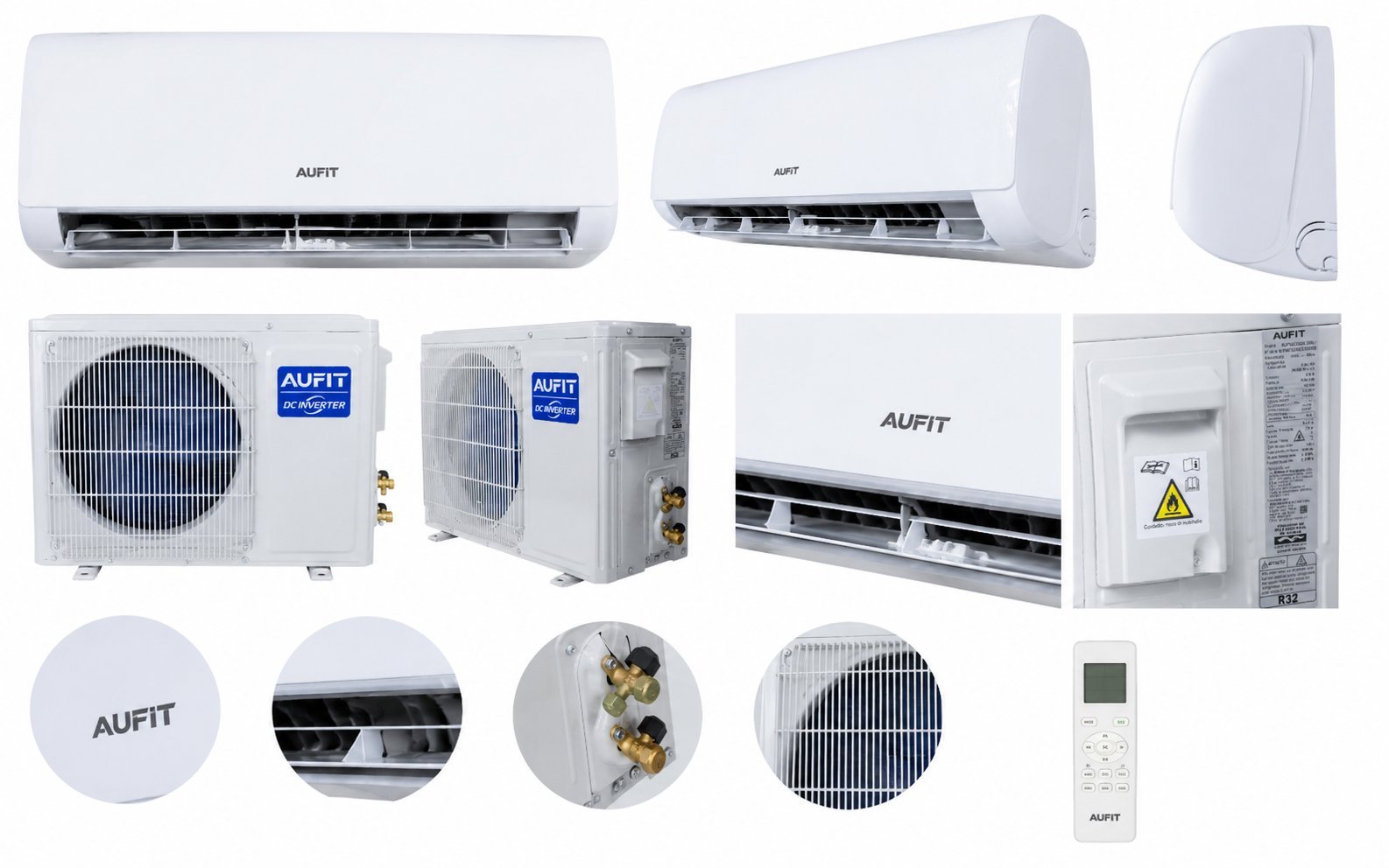AR CONDICIONADO SPLIT HI WALL INVERTER 24.000BTUS FRIO R32 AUF-24COQG 220V AUFIT - Foto 6