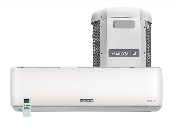 AR CONDICIONADO SPLIT HI WALL INVERTER 24.000BTUS QUENTE/FRIO R32 LCS24QF-02I 220V AGRATTO
